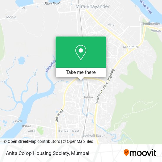 Anita Co op Housing Society map