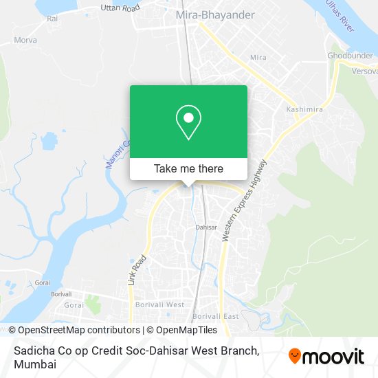 Sadicha Co op Credit Soc-Dahisar West Branch map