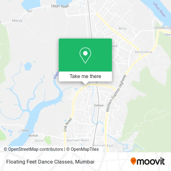 Floating Feet Dance Classes map