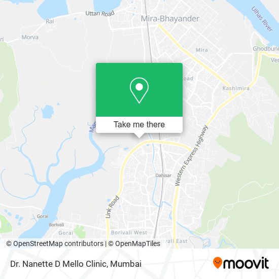 Dr. Nanette D Mello Clinic map