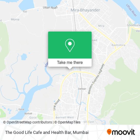 The Good Life Cafe and Health Bar map