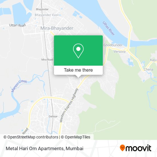 Metal Hari Om Apartments map