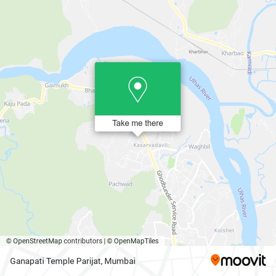 Ganapati Temple Parijat map
