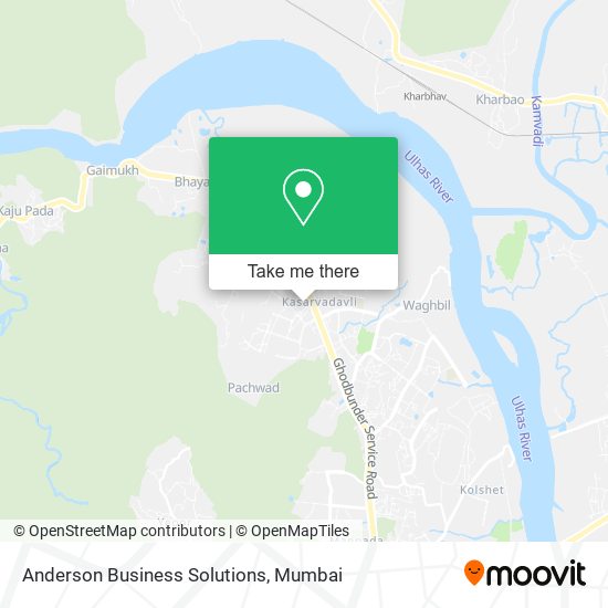Anderson Business Solutions map