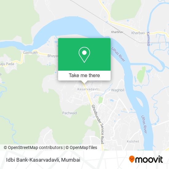 Idbi Bank-Kasarvadavli map