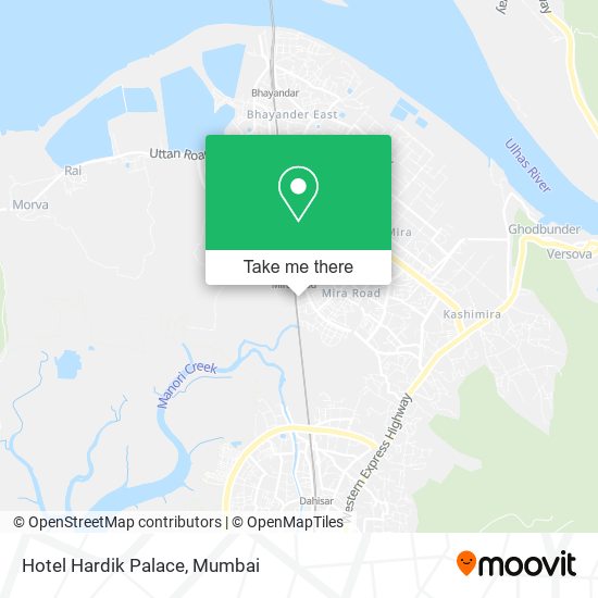 Hotel Hardik Palace map