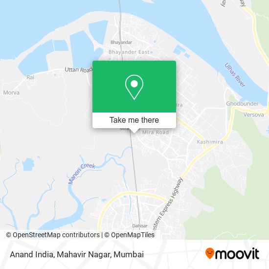 Anand India, Mahavir Nagar map