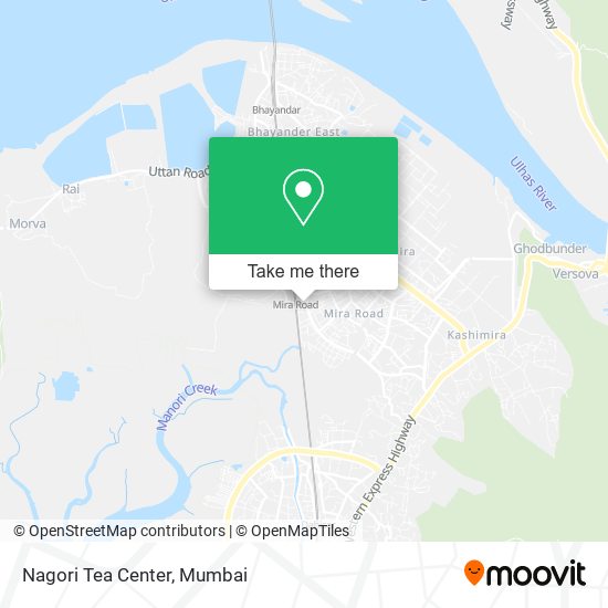 Nagori Tea Center map