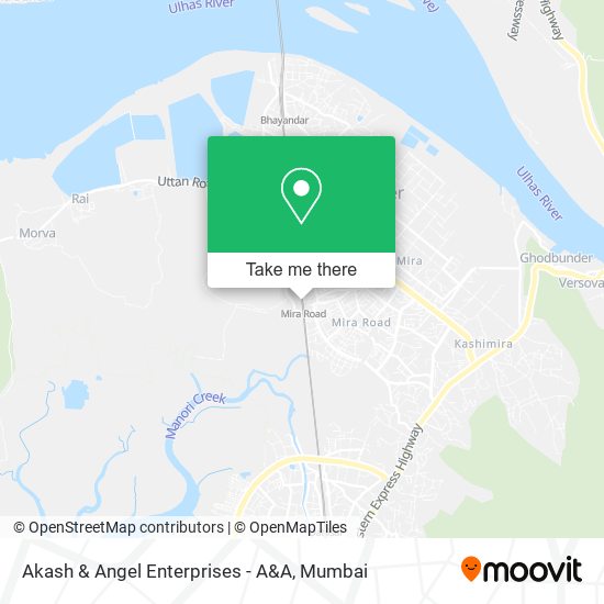 Akash & Angel Enterprises - A&A map