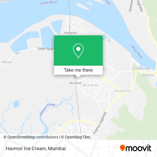 Havmor Ice Cream map