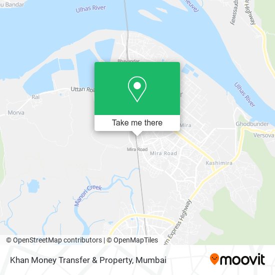 Khan Money Transfer & Property map