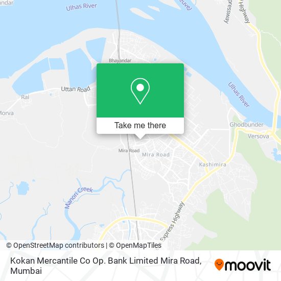 Kokan Mercantile Co Op. Bank Limited Mira Road map