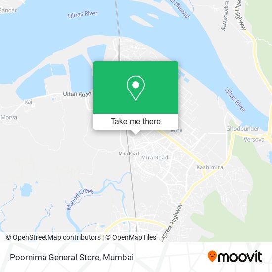 Poornima General Store map