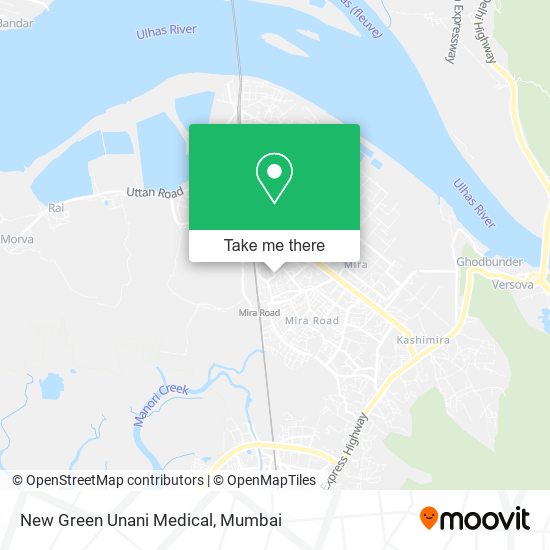 New Green Unani Medical map