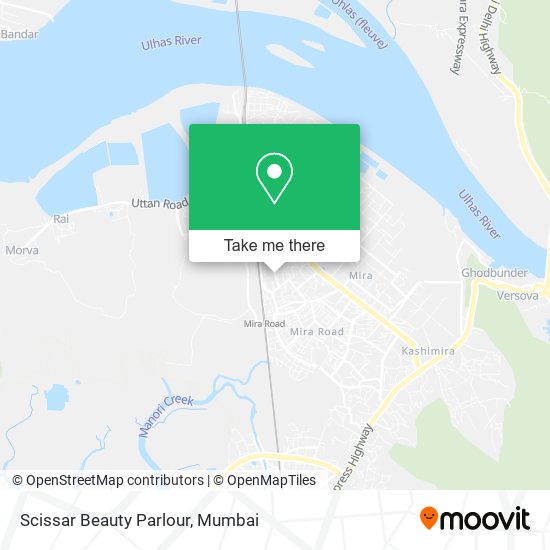 Scissar Beauty Parlour map