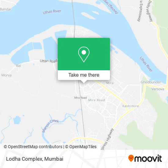 Lodha Complex map