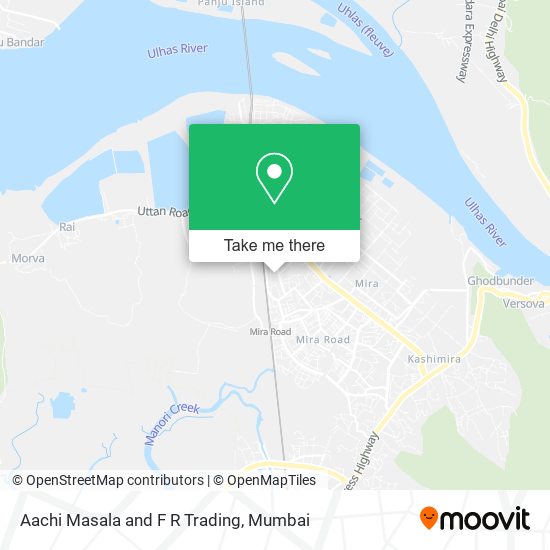 Aachi Masala and F R Trading map