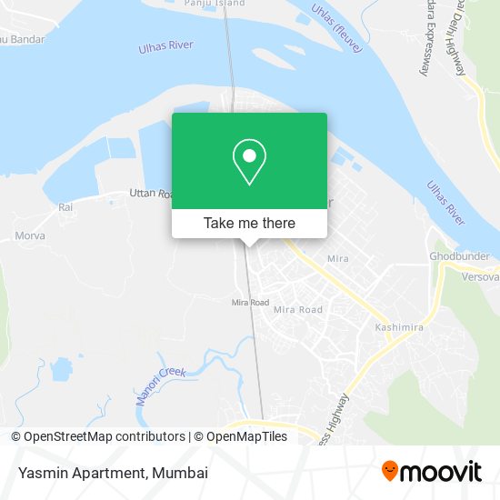 Yasmin Apartment map