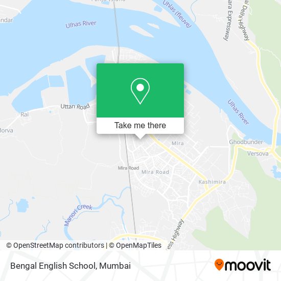 Bengal English School map