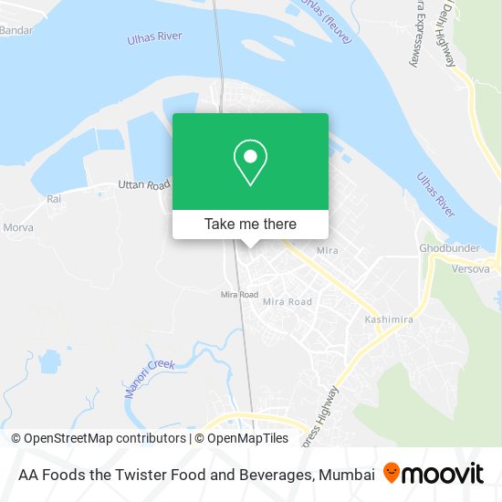 AA Foods the Twister Food and Beverages map