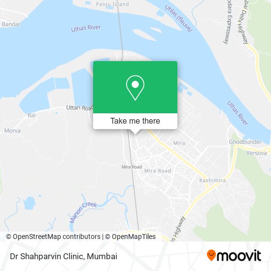 Dr Shahparvin Clinic map