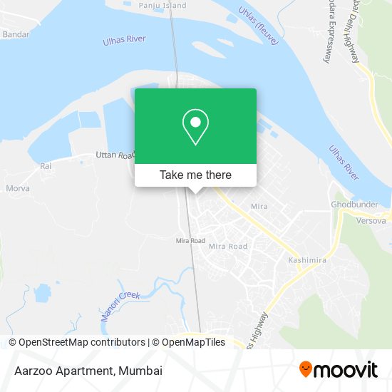 Aarzoo Apartment map