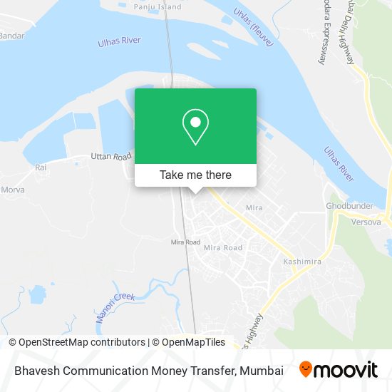 Bhavesh Communication Money Transfer map