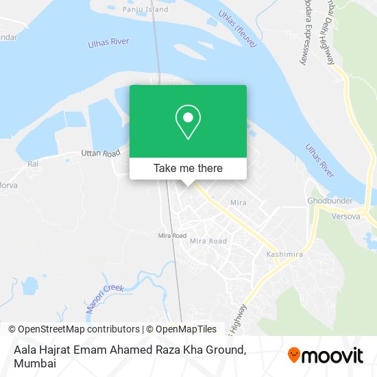 Aala Hajrat Emam Ahamed Raza Kha Ground map