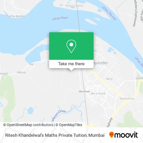 Ritesh Khandelwal's Maths Private Tuition map