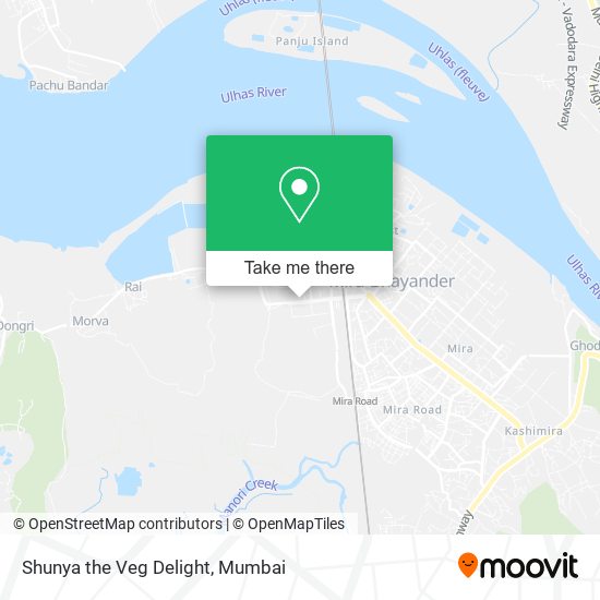 Shunya the Veg Delight map