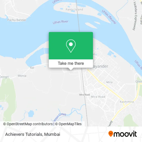 Achievers Tutorials map