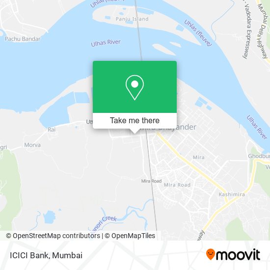 ICICI Bank map