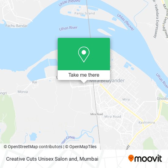 Creative Cuts Unisex Salon and map