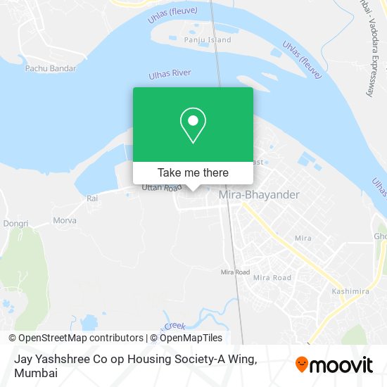 Jay Yashshree Co op Housing Society-A Wing map