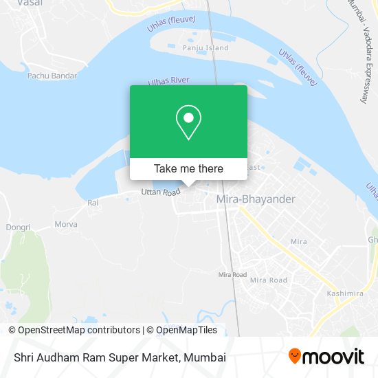 Shri Audham Ram Super Market map