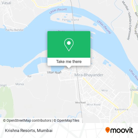 Krishna Resorts map