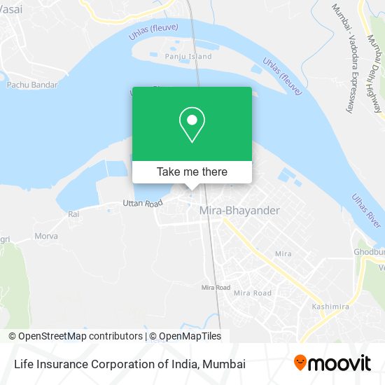 Life Insurance Corporation of India map