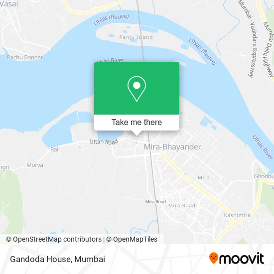 Gandoda House map