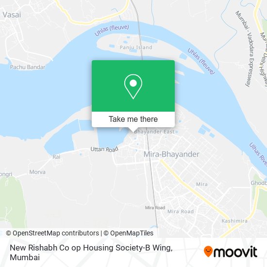 New Rishabh Co op Housing Society-B Wing map