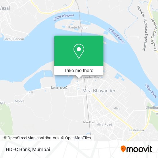 HDFC Bank map