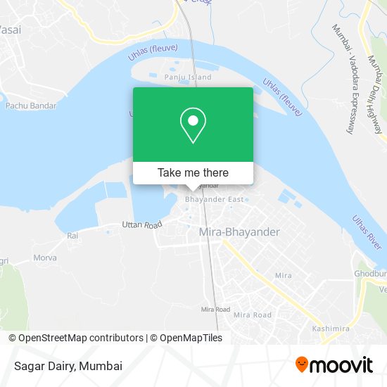 Sagar Dairy map