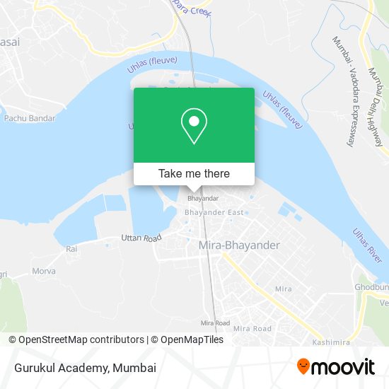 Gurukul Academy map