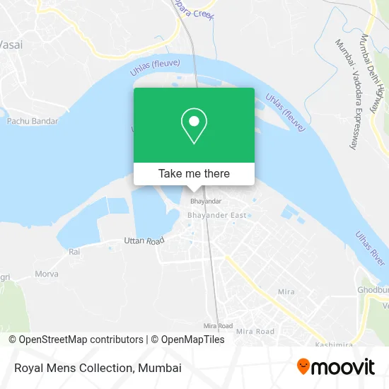 Royal Mens Collection map