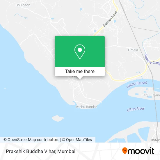 Prakshik Buddha Vihar map