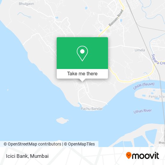 Icici Bank map