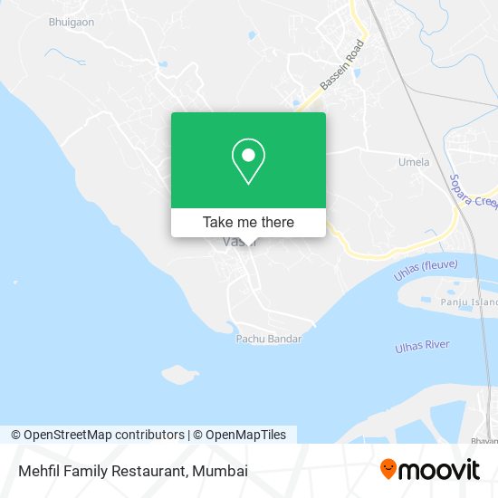 Mehfil Family Restaurant map