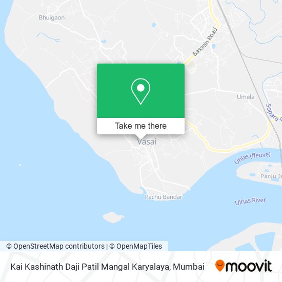 Kai Kashinath Daji Patil Mangal Karyalaya map