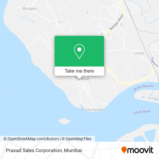 Prasad Sales Corporation map