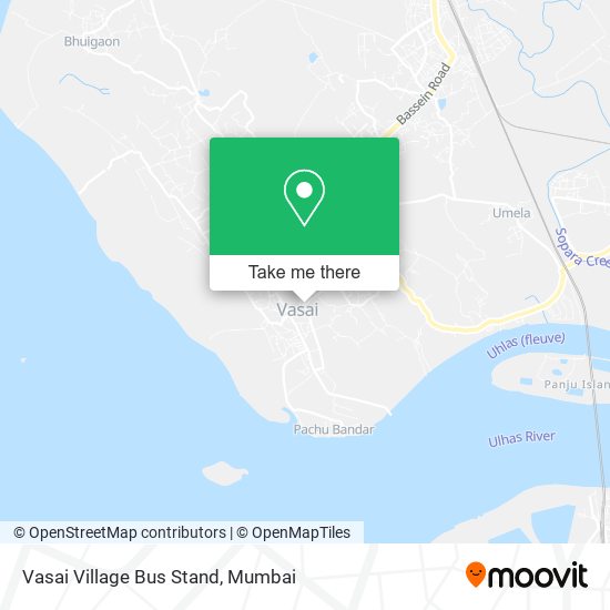 Vasai Village Bus Stand map