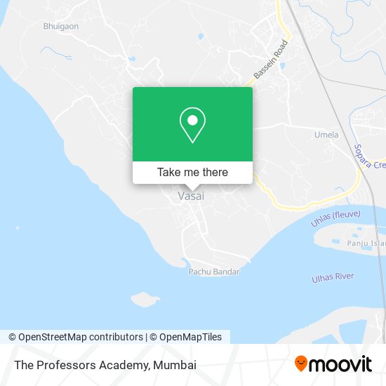 The Professors Academy map